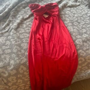 Hello Molly Scarlet Strapless Dress